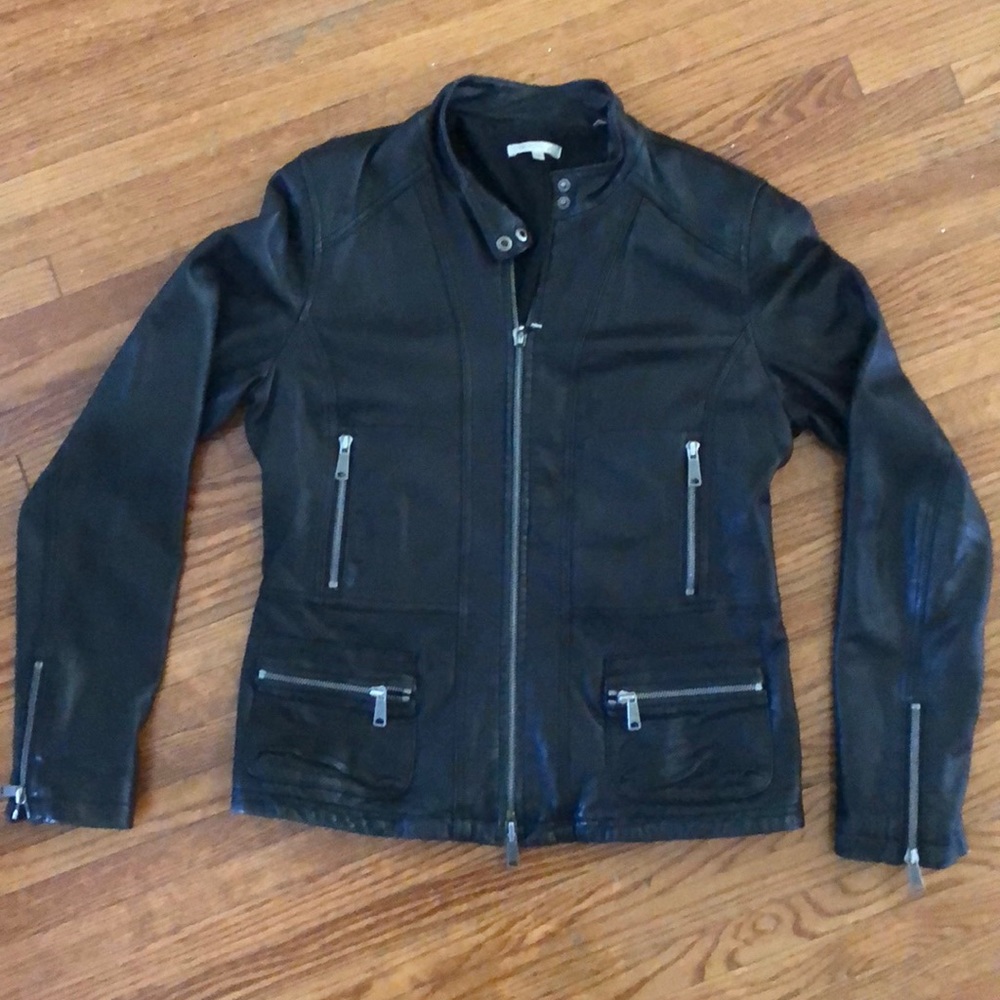 Vince leather jacket. Medium.